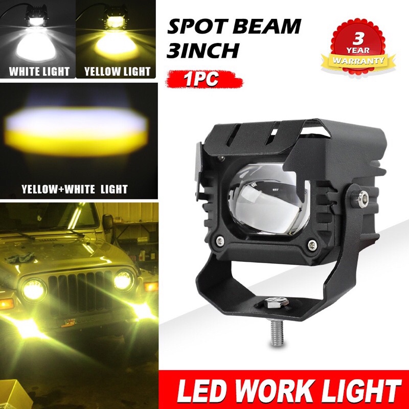 2pcs Derunlai 2 color led bi-light