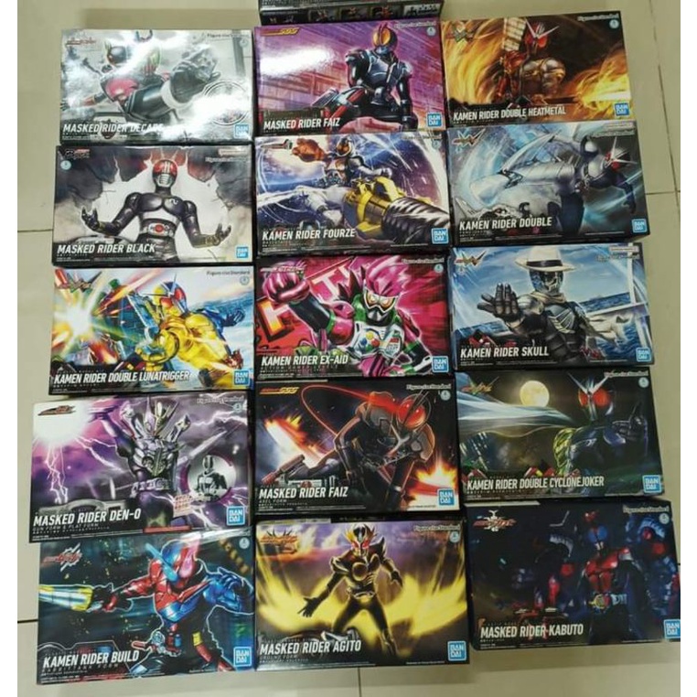 Sale all Mô Hình Lắp Ráp FRS Kamen Rider Figure-rise Standard Model Kit tặng kèm xe