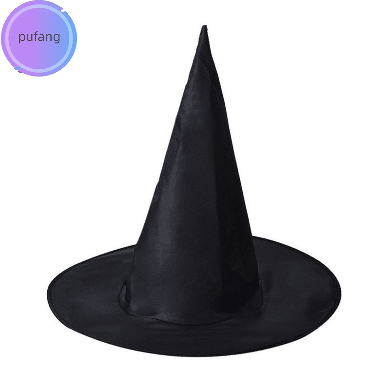 Pufang Mũ Phù Thủy Màu Đen Hóa Trang halloween Cho Người Lớn vn