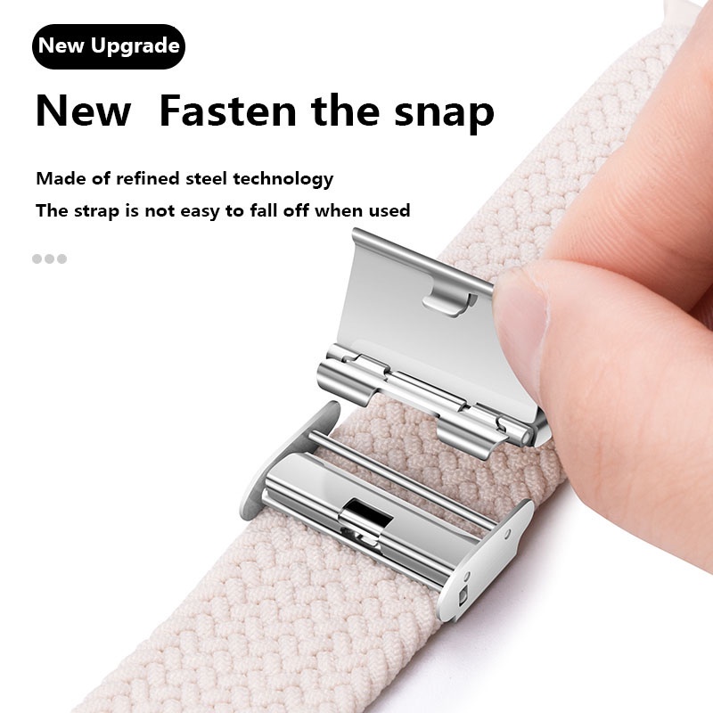 Dây Đeo Đồng Hồ Bằng Nylon Cho Apple Watch 8 Ultra 49mm 45mm 44mm 40mm 42mm IWatch 8 7 6 SE 5 4 3 41mm 38mm