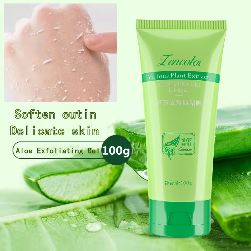 Aloe gel Tẩy Tế Bào Chết Làm Sạch Sâu Loại Bỏ Mụn Trứng Cá Tẩy Tế Bào Chết 60g