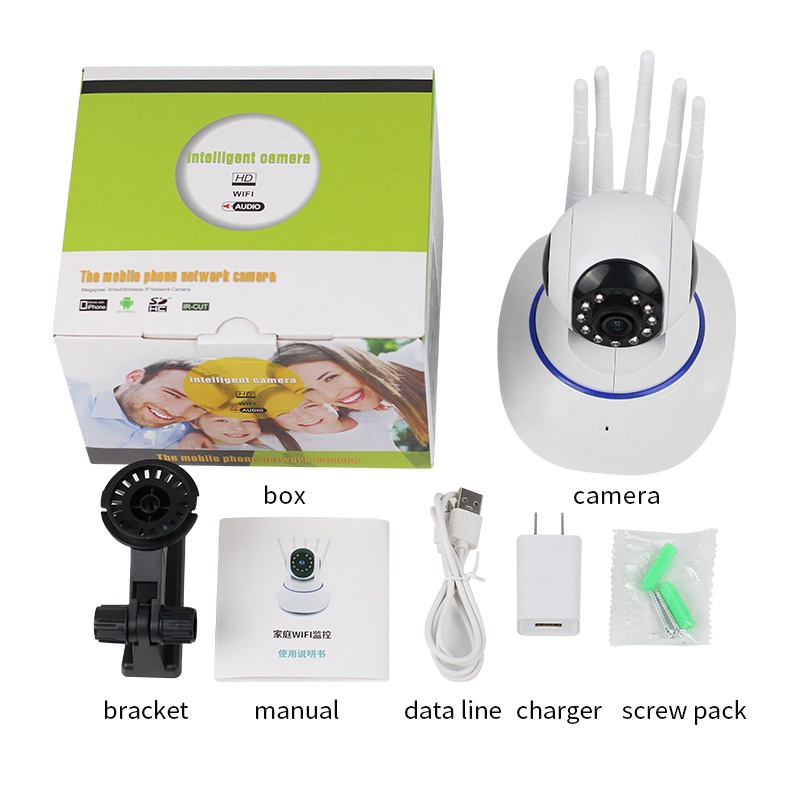 CAMERA IP H-D 360, QUAN SÁT RÕ NGÀY VÀ ĐÊM, KÈM THẺ NHỚ, BẢO HÀNH 1 NĂM,wifi, camera mini.
