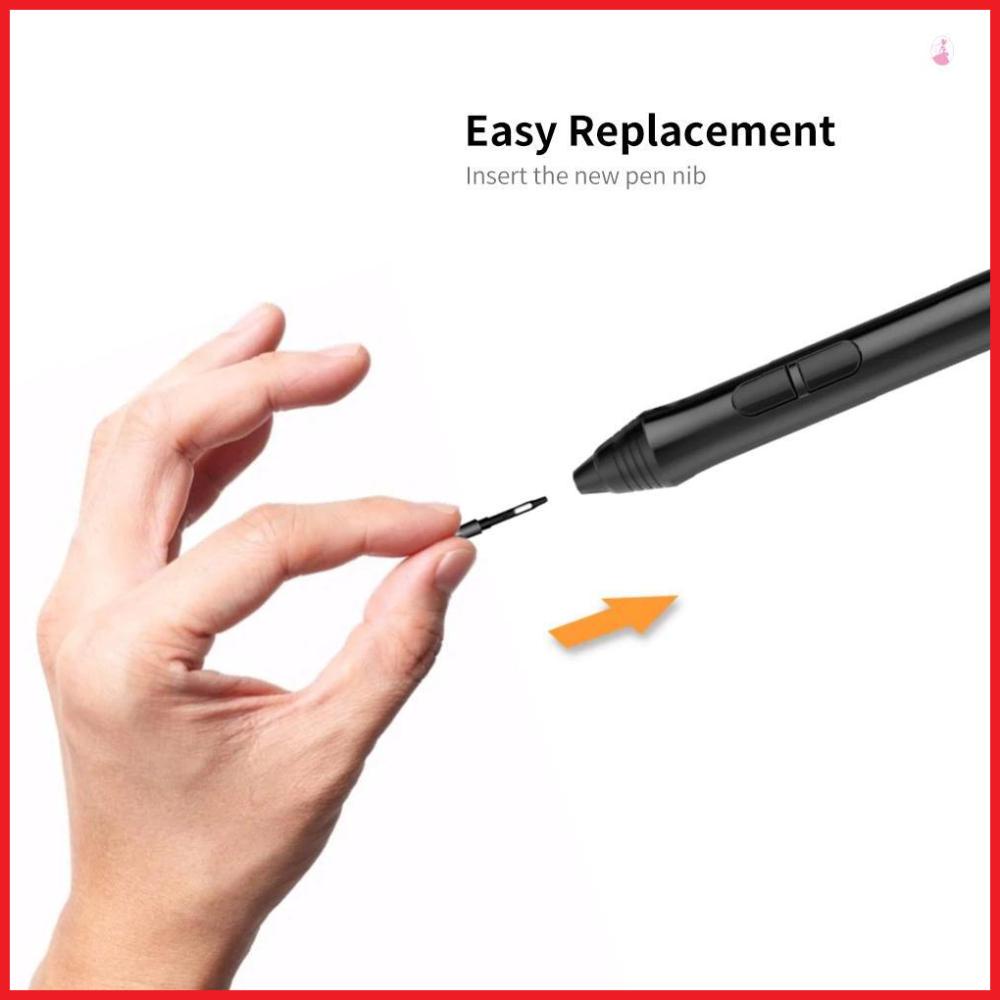 Veikk Set 10 Đầu Bút Thay Thế p001 Không Cần Bút stylus Cho veikk s640 a30