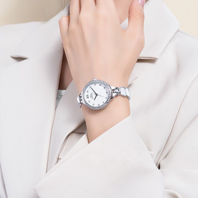 Đồng Hồ Thạch Anh Nàng Tiên Cá disney Dây Xích Tinh Tế Thanh Lịch Cho Nữ