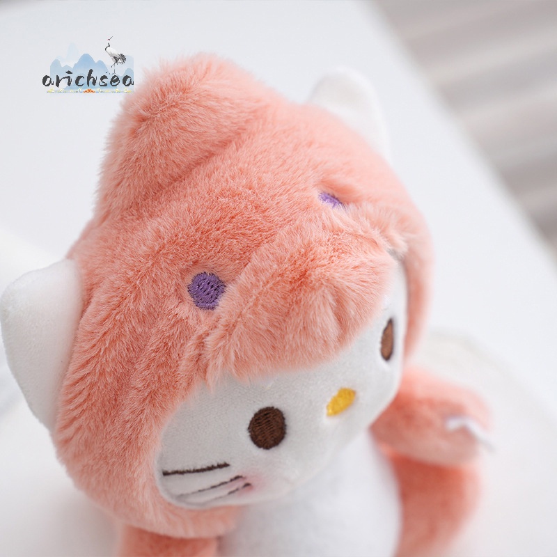 1 Móc Khóa Đồ chơi nhồi bông Hoạt Hình kuromi cinnamoroll kt 14cm