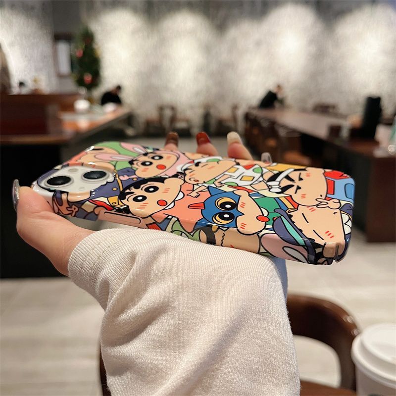 Điện Thoại Ốp Lưng Chống Sốc Hình Cậu Bé Bút Chì shin Cho iphone13 film 12promax 11 / / xsmax / xr / 8plus / x 14