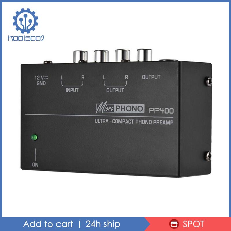 Phono Bảng Mạch Khuếch Đại Tín Hiệu Xoay preamp dc 12v Cho Loa Máy Tính