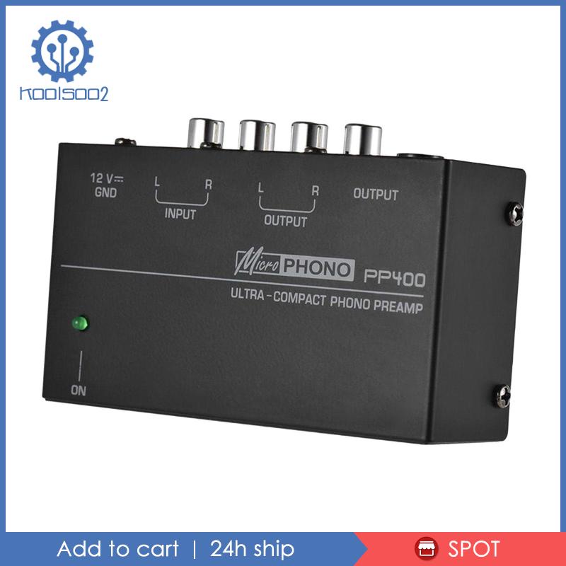 Phono Bảng Mạch Khuếch Đại Tín Hiệu Xoay preamp dc 12v Cho Loa Máy Tính