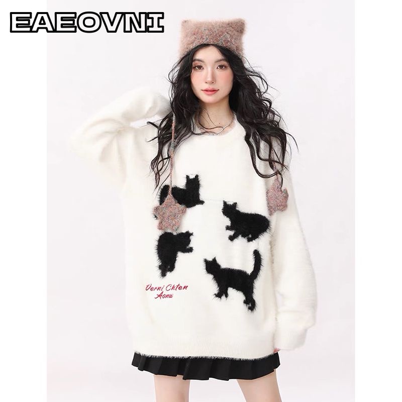 EAEOVNI Áo Len áo khoác cardigan Fashion Popular Hàn Phong Stylish WXF23A0MJA 42Z231018