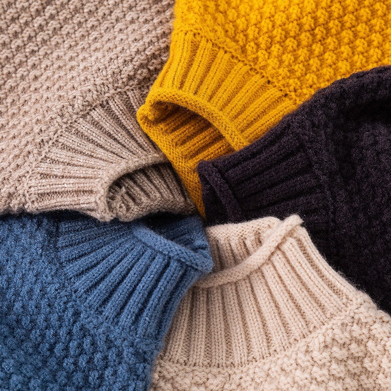 Áo sweater Dệt Kim Dày Dặn Thoải Mái Phong Cách Mới 2023 Cho Bé Trai / Bé Gái
