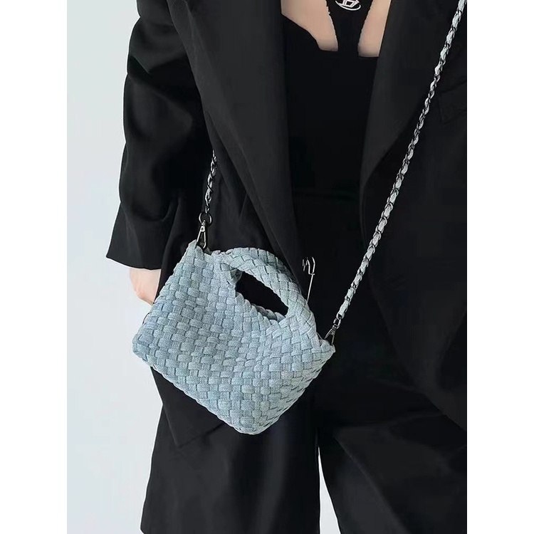 Túi Đeo Chéo Vải denim Phong Cách Mới 2023