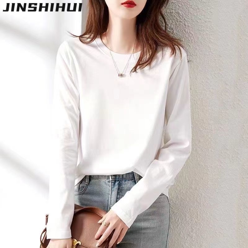 JINSHIHUI áo phông áo thun nữ croptop baby tee Cute Popular Vintage xu hướng WMY2392ZX8 42Z231019