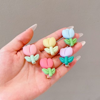 1 Kẹp Tóc Hình Hoa tulip Dễ Thương