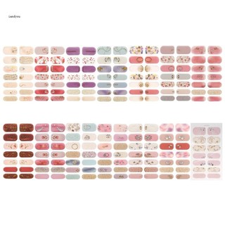 ✿ set 14 tấm sticker dán móng tay tự dính trang trí cho nữ