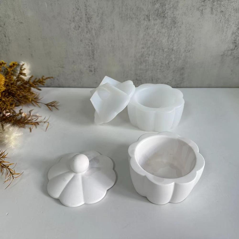Khuôn silicone Làm Hộp Đựng Nến Hình Bát Giác diy
