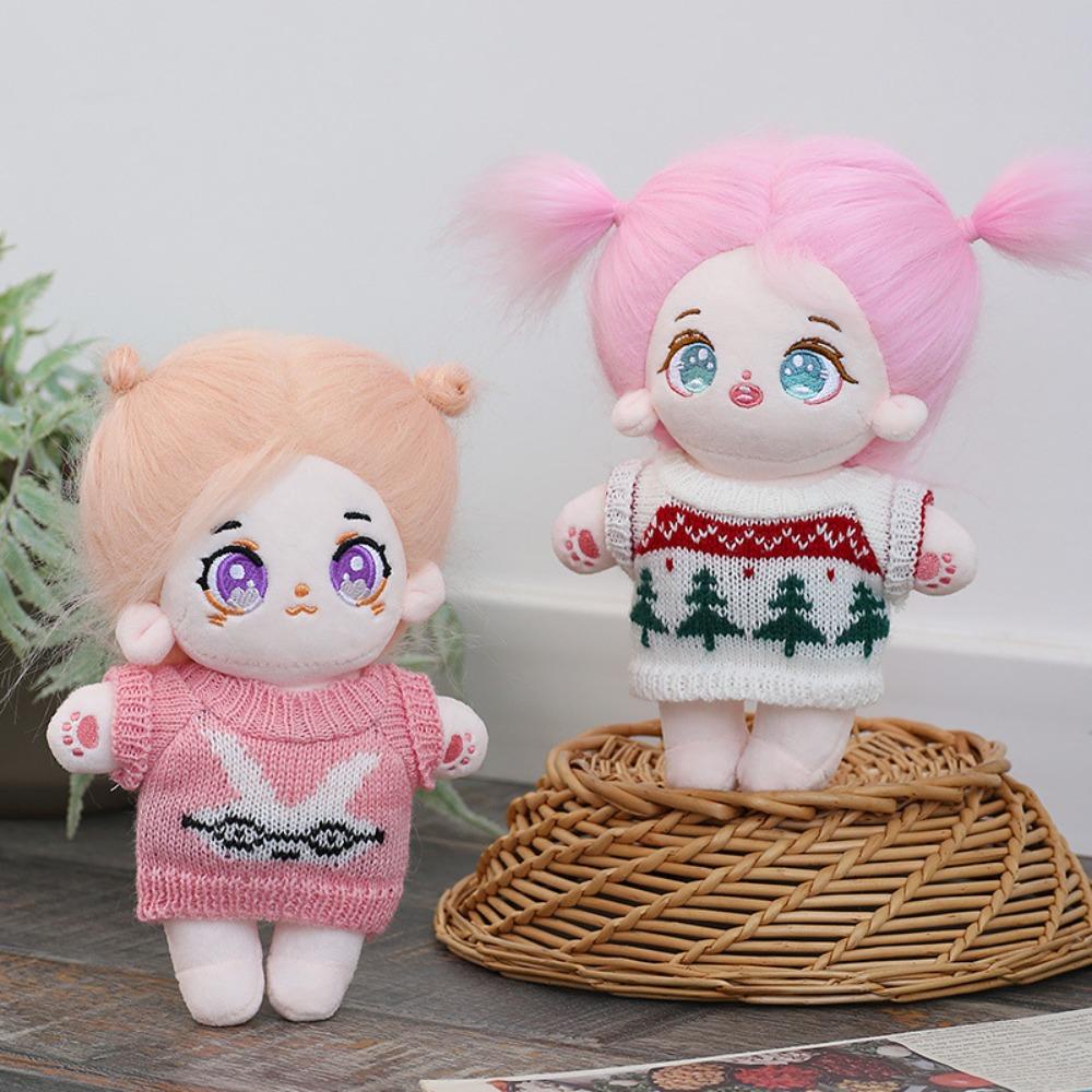 1 Búp Bê Nhồi Bông cotton Tóc Xanh Hình Ngôi Sao Tóc Dài 20cm Không Gây Kích Ứng Cho Bé Gái