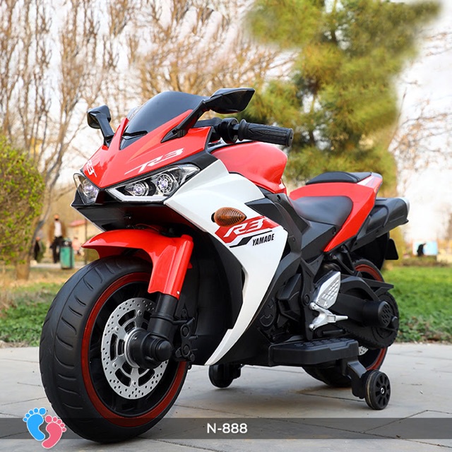 Xe máy điện trẻ em N888 Kiểu dáng xe thể thao siêu khỏe- siêu to - xe máy điệntặng ôtô tặng ô tô