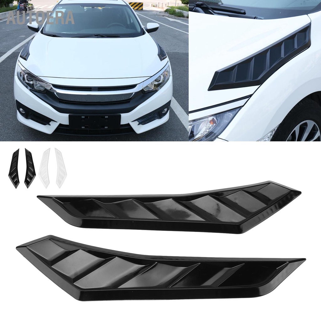 AutoERA Universal Car Engine Hood Intake Panel Sticker Trang trí phụ kiện ngoại thất ô tô cho xe hơi