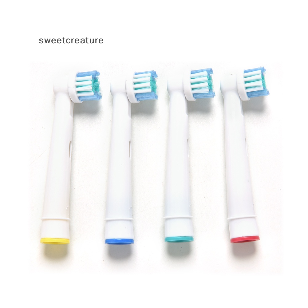 Set 4 Đầu Bàn Chải Đánh Răng Điện eb17-4 Thay Thế Cho braun oral b white