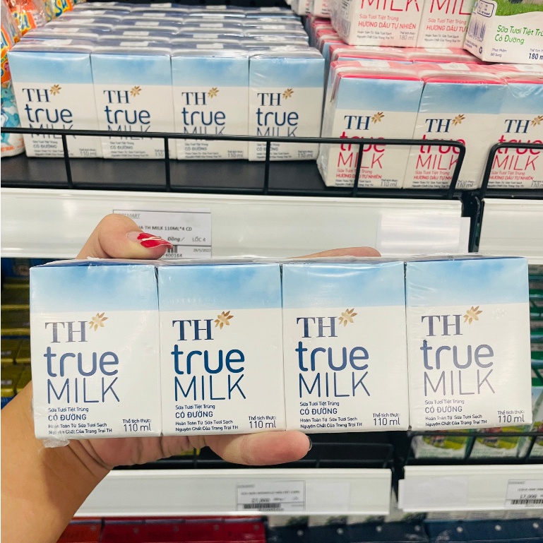 SỮA TIỆT TRÙNG TH TRUE MILK 11OML.