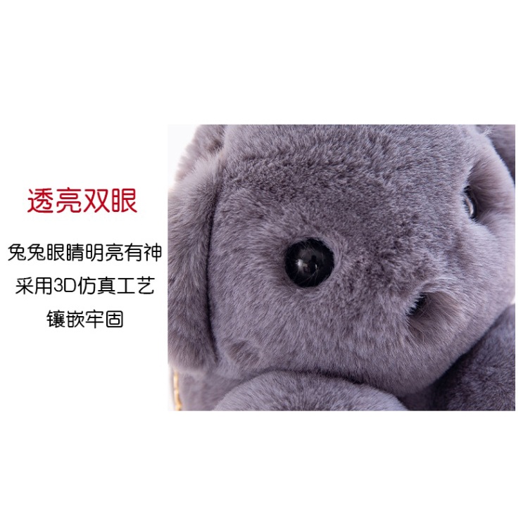 Elacent Túi Đeo Chéo Hình Gấu Nhồi Bông Đáng Yêu