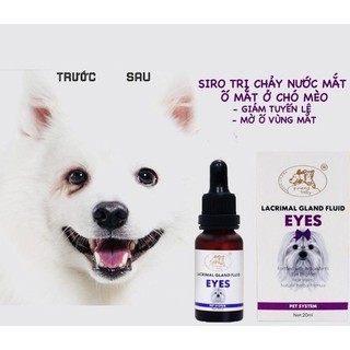 Siro hỗ trợ giảm chảy nước mắt cho chó mèo 20ml