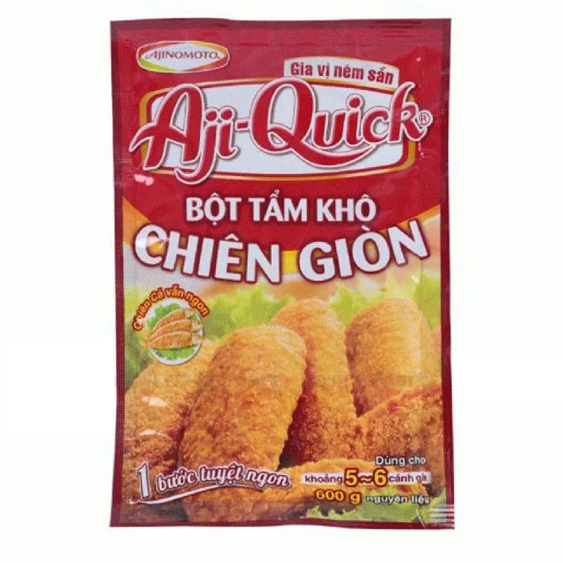 Bột Tẩm Khô Chiên Giòn Aji Quick 42g/Gói