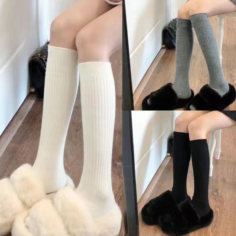 Đôi Vớ Dài Qua Gối Giữ Ấm Thời Trang Thu Đông Hàn Quốc