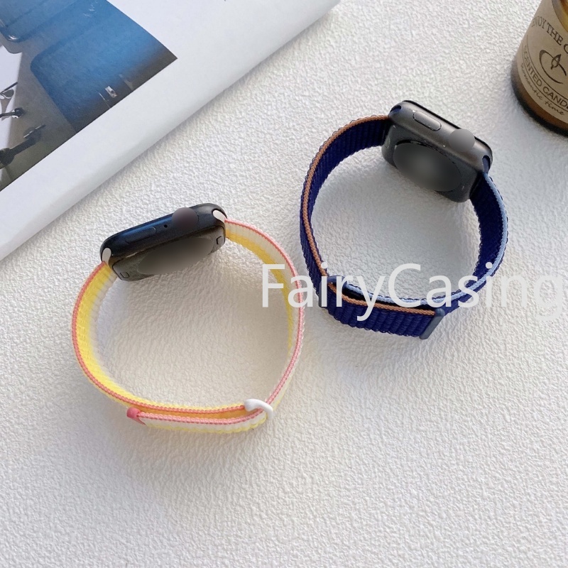 Dây Đeo nylon Cho Đồng Hồ Thông Minh apple watch ultra 49mm 44mm 45mm 42mm 41mm 40mm 38mm 44 mm iwatch serie 8 7 6 5 se 4 3