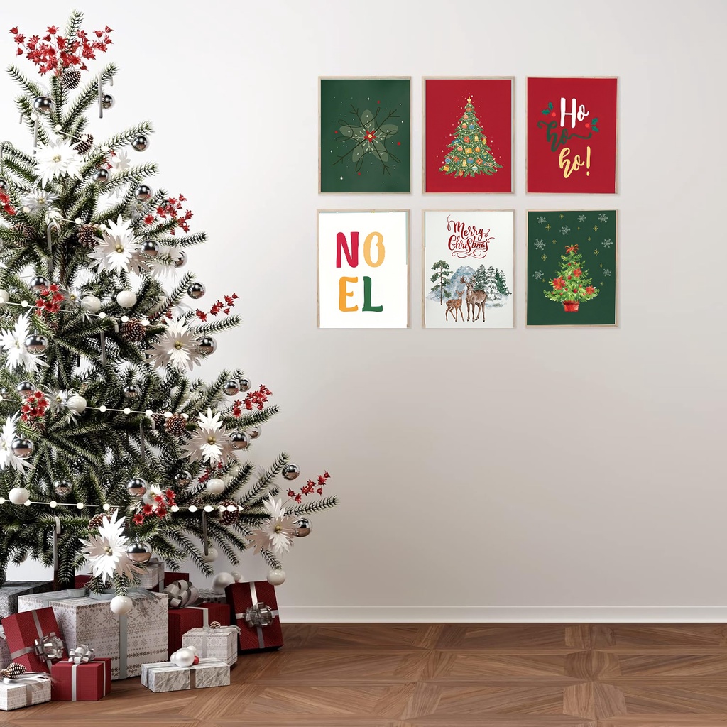 Tranh Vải canvas Treo Tường Trang Trí Giáng Sinh Độc Đáo