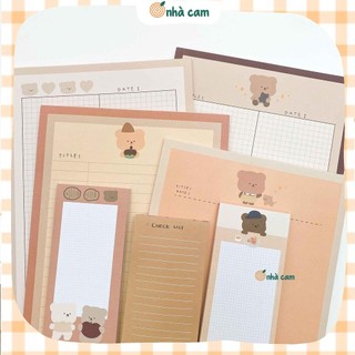 Giấy note ghi chú bamtoree b5 nhà cam