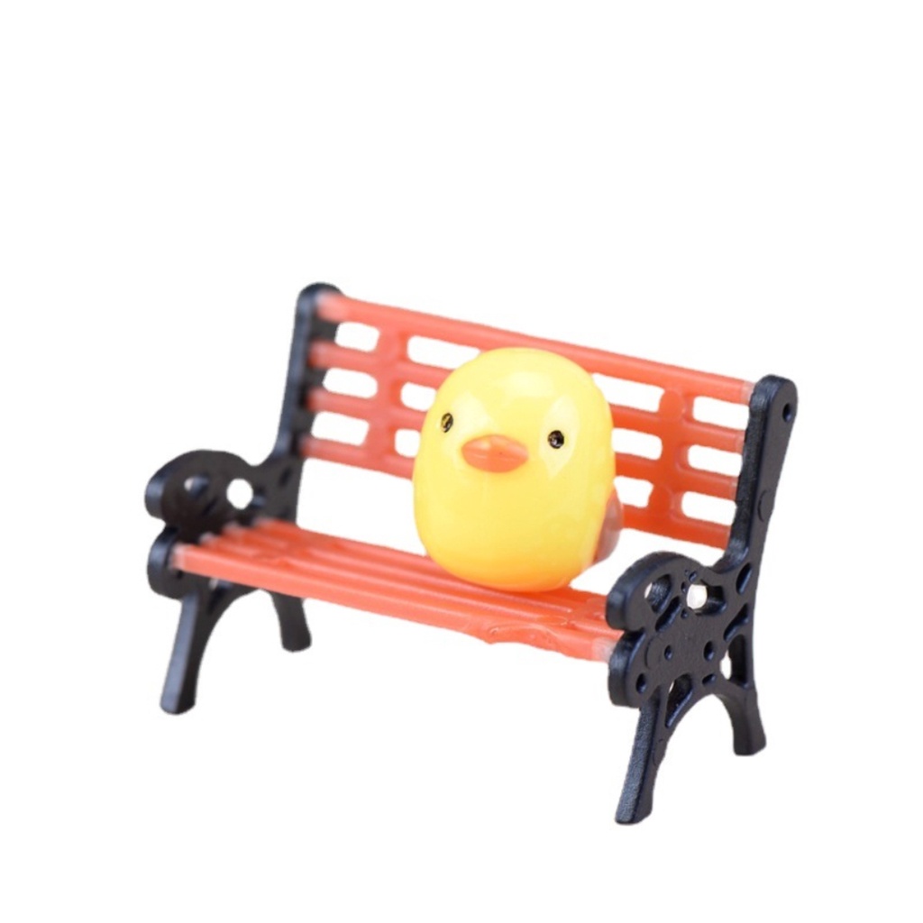 Aubess Windycat Khu Vườn Mini Công Viên Thu Nhỏ Ghế Dự Bị Mô Hình Thủ Công DIY Trang Trí Nhà Sáng Tạo