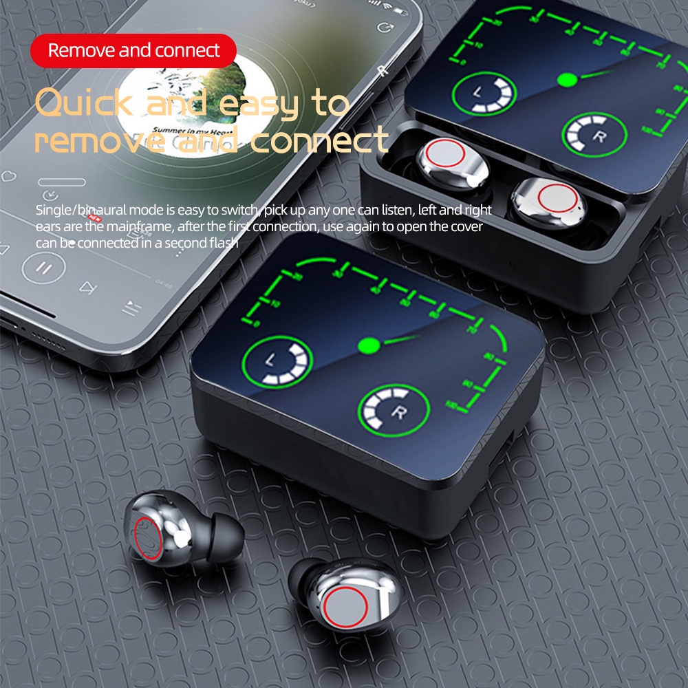 Tai Nghe bluetooth 5.3 tws m90 max Có Mic Nói bluetooth 5.3