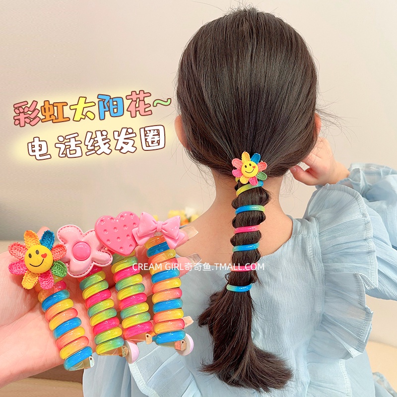 Dây Cột Tóc Xoắn Phong Cách Nhật Bản Thời Trang Cho Nữ