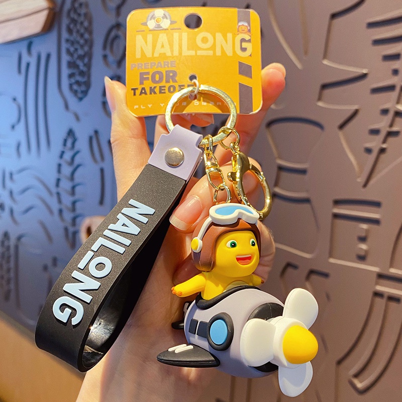 Móc Khóa Hình Rồng Bay Hoạt Hình Xinh Xắn