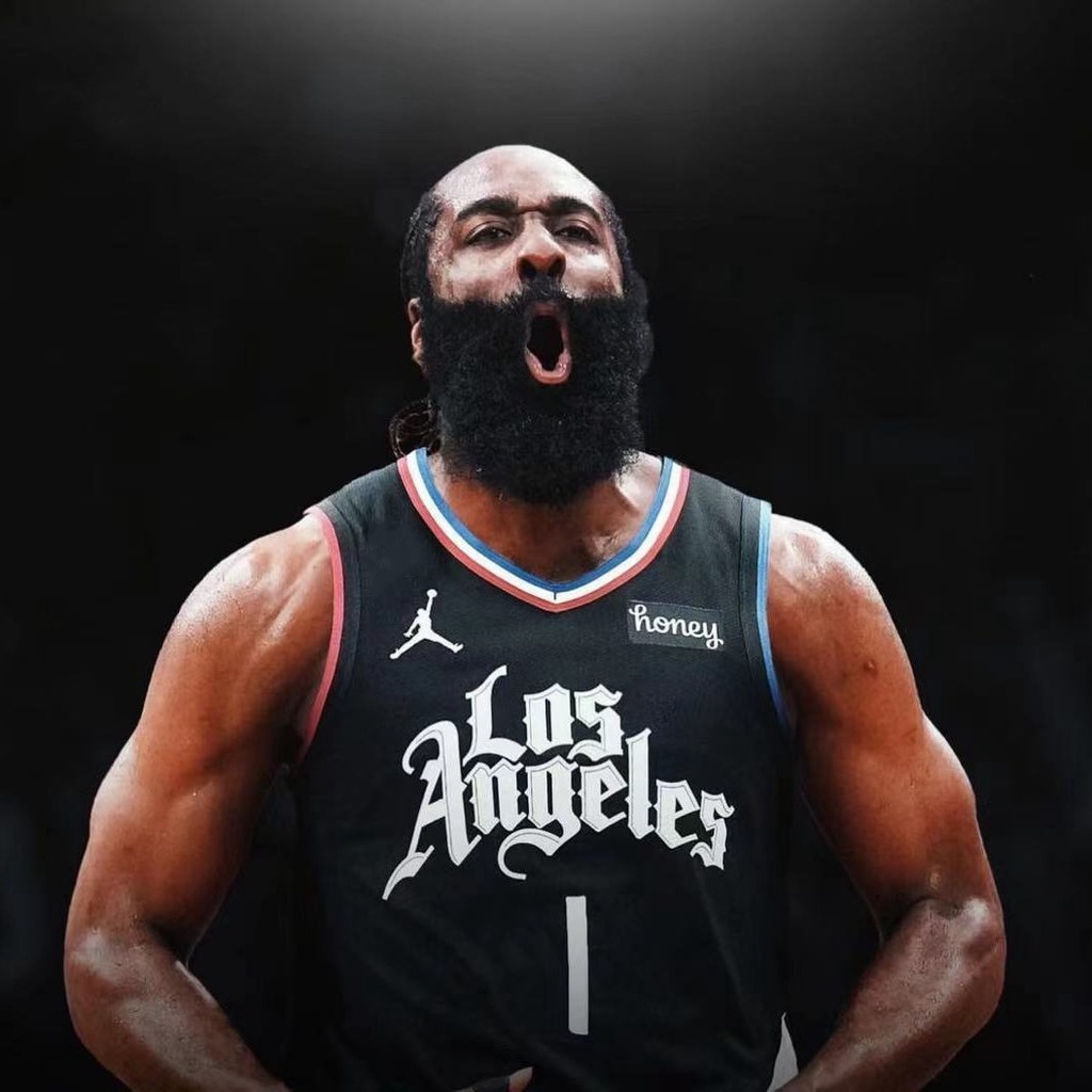 Áo Thun Thiết Kế Mới Thời Trang Dành Cho Mùa 244 24 #1Harden Áo Bóng Rổ jersey Màu Đen Cho Nam