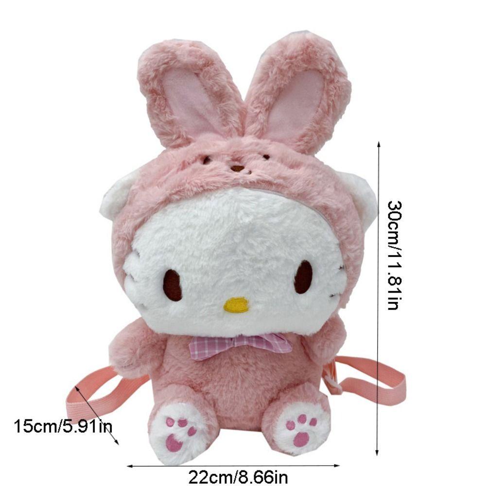 Ba Lô Nhồi Bông Mềm Mại Hình Gấu Bông cinnamoroll melody Dễ Thương