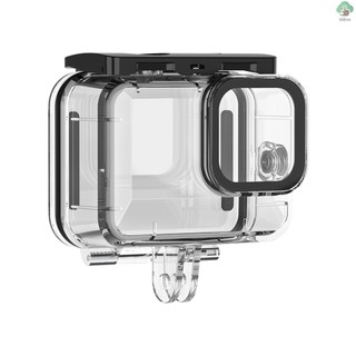 TELESIN Action Camera Protective Waterproof Case Cover Underwater 45m/148ft Diving Housing Underwater Accessories Replacement for 9 10 Black Camera