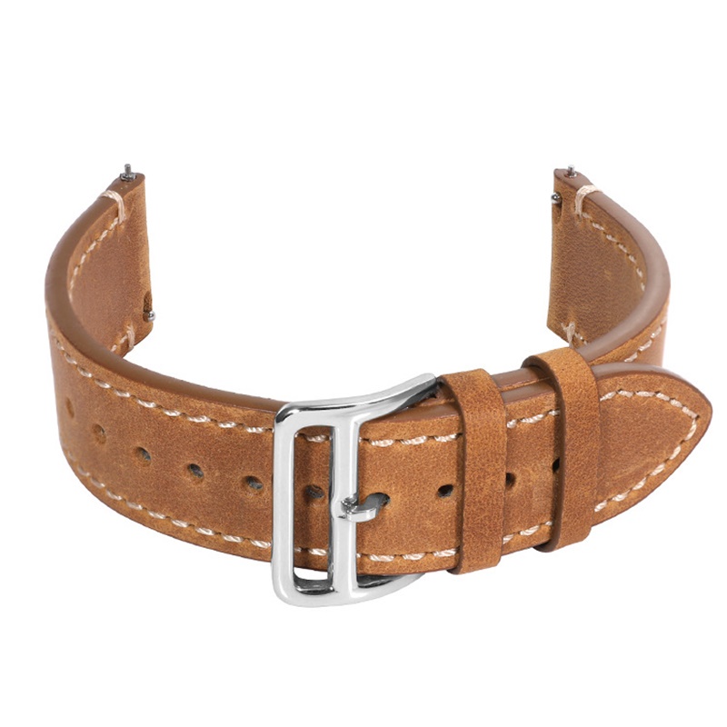 Dây Đeo Bằng Da Ngựa 20mm 22mm Cho Đồng Hồ huawei gt 2 2e 3 samsung galaxy s3