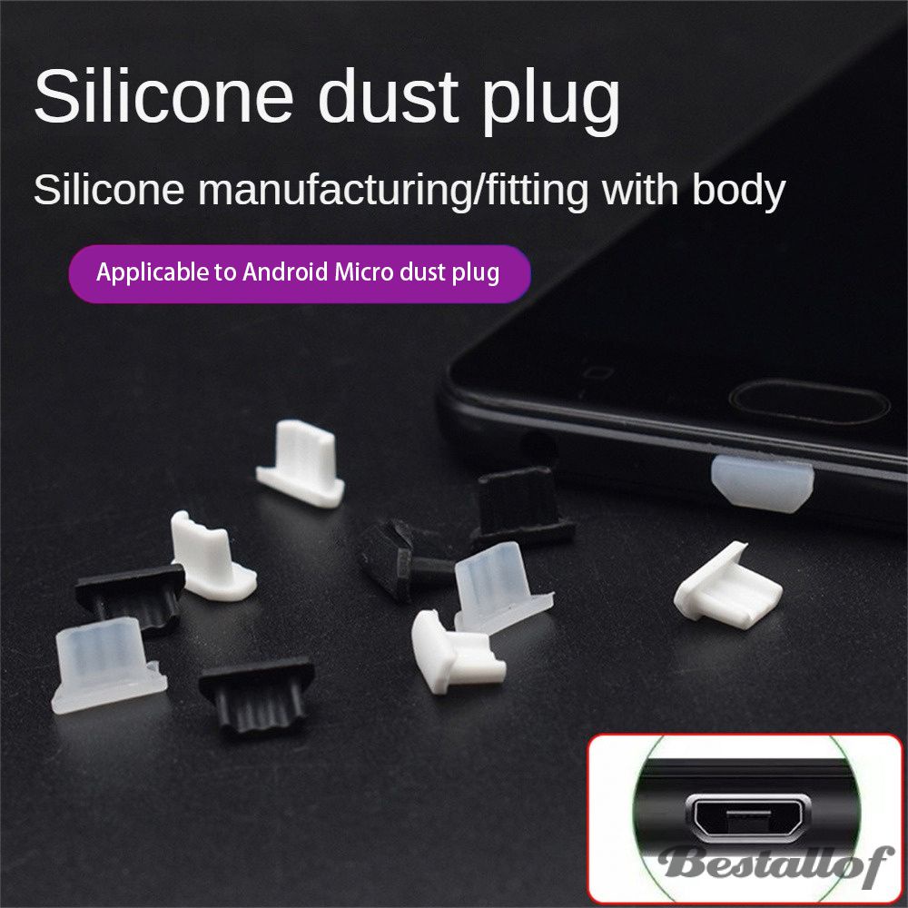 Nút Bịt Cổng Sạc usb Chống Bụi Bằng Silicon Cho Điện Thoại android