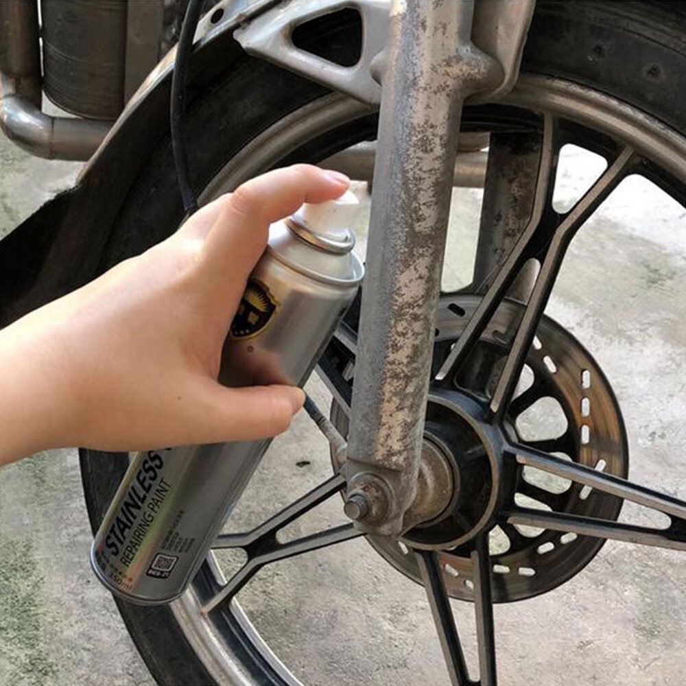 LAMJAD - Sơn Bạc Mạ Crom Sơn Xịt Mạ Chrome Sáng Bóng 350ml - Chai Sơn Mạ Siêu Bóng