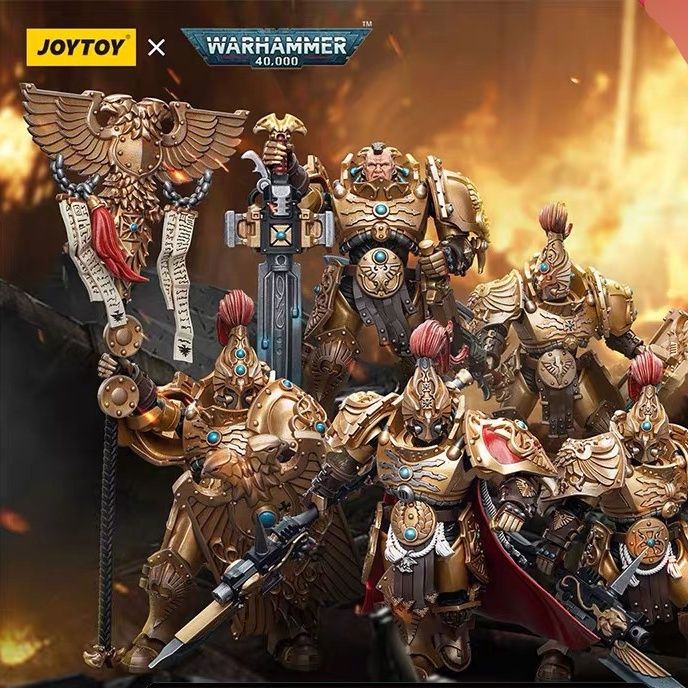 Joytoy Mô Hình Nhân Vật warhammer 40k Hoàng Đế 5 Người Tỉ Lệ 1: 18