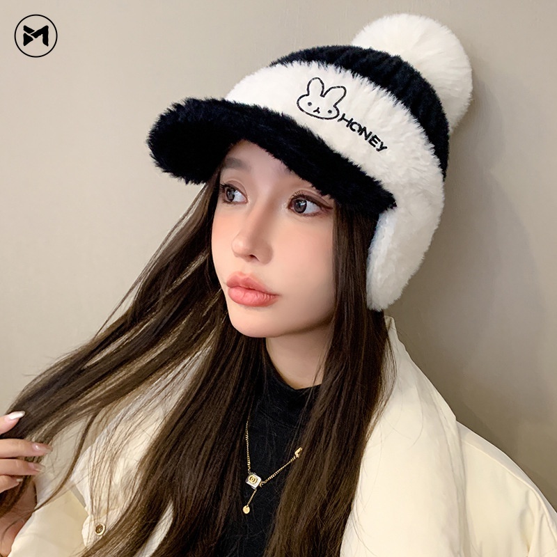 Nón Len Che Tai Giữ Ấm Thời Trang Mới 2023