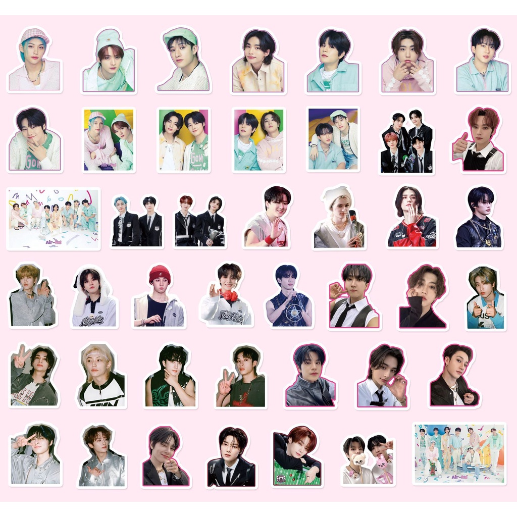 Sticker Dán Trang Trí Sổ Tay Hình Nhóm Nhạc kpop straykids