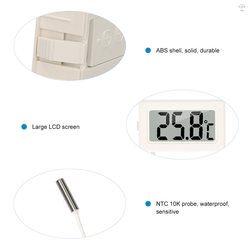 ANENG Nhiệt Kế Kỹ Thuật Số Đo Nhiệt Độ Bể Cá Có Màn Hình lcd Chống Thấm Nước ntc probe - 50°C~110°C Tủ Lạnh / Bể Cá Độc Đáo Tiện Dụng Cho Nhà Kính