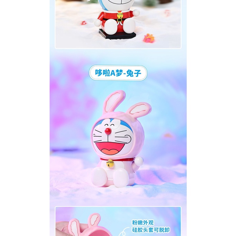 Đồ Chơi Lắp Ráp Mô Hình Mèo Máy doraemon Đáng Yêu