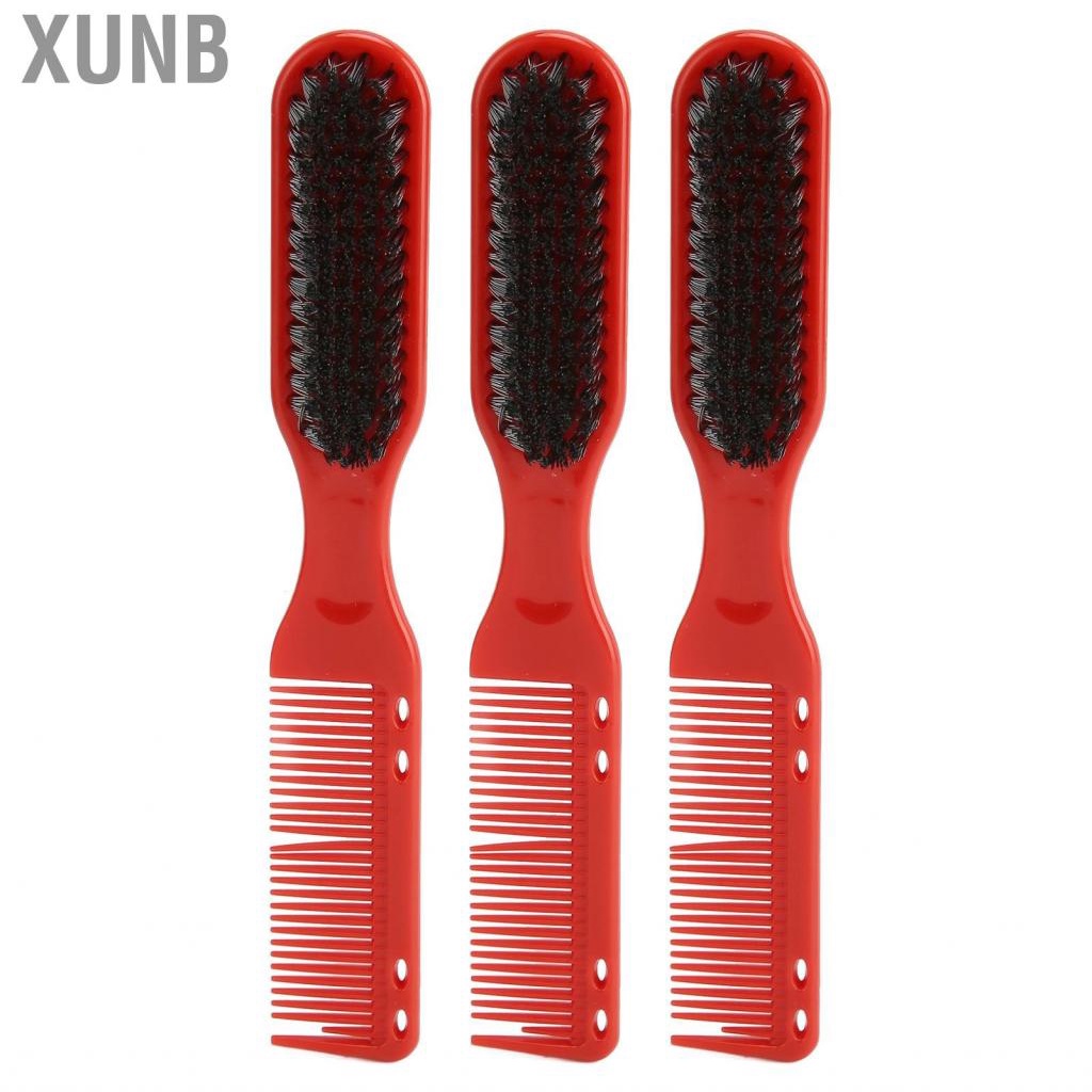 Xunb Men s Beard Styling Comb PP Handle  Haircut Brush for Home