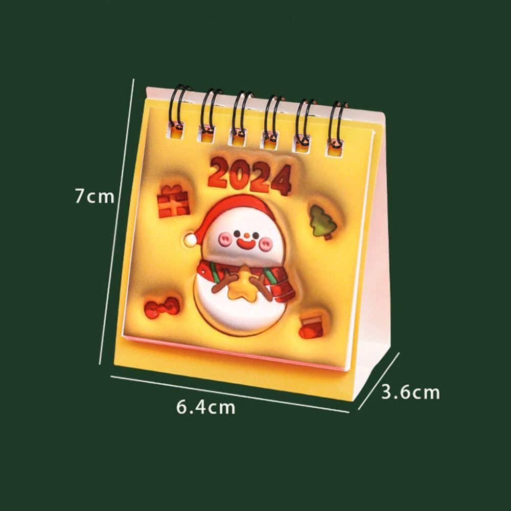 Conopery Lịch Để Bàn Năm 2024 Thiết Kế Đơn Giản Dùng Trang Trí Văn Phòng / Trường Học