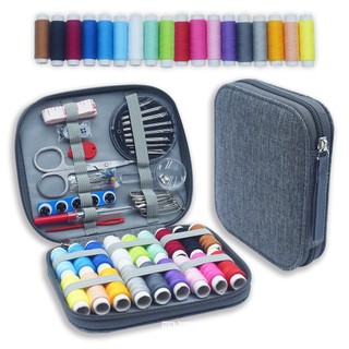 86Pcs Portable Needle Set Đa chức năng May Needle Pack Hướng dẫn sử dụng Cotton Thread May Phụ kiện Set