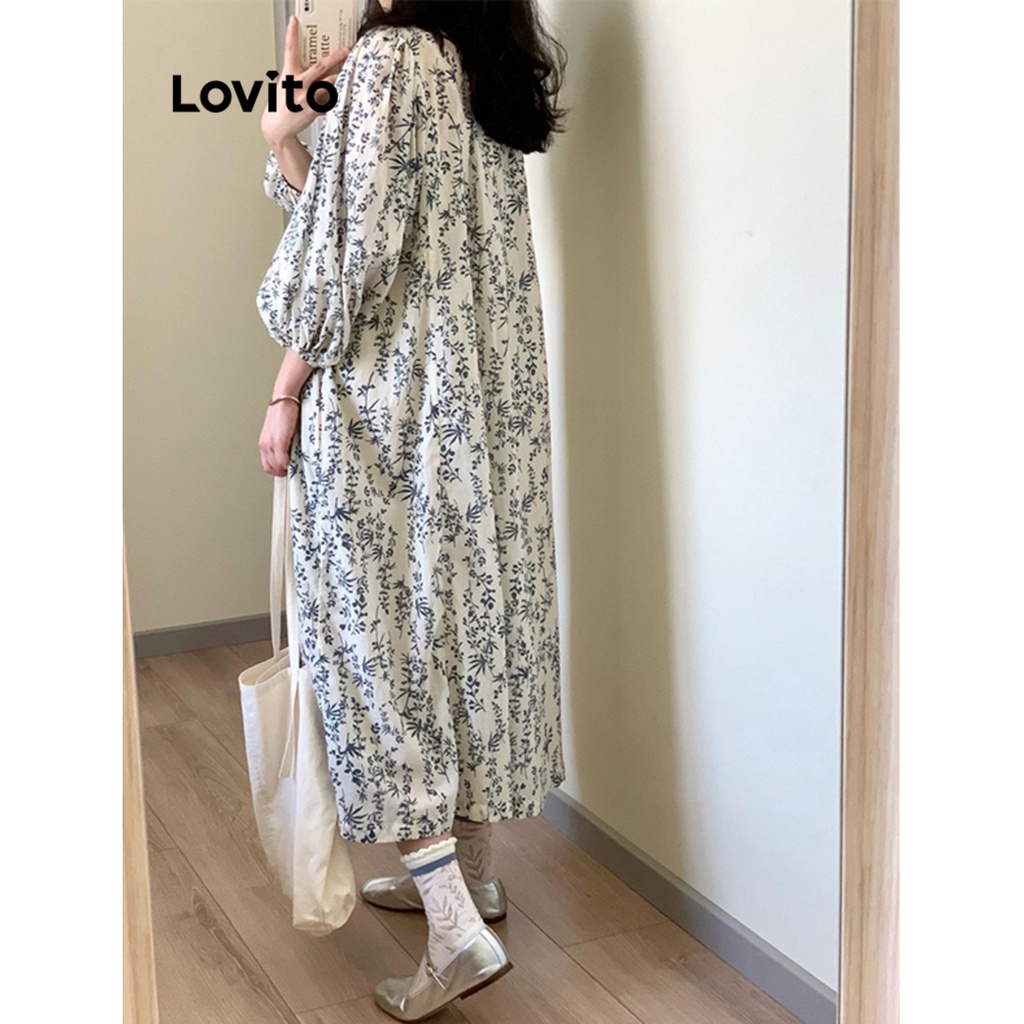 Lovito Đầm hoa Ditsy thường ngày dành cho nữ LNA26150